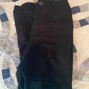 a new day Black Trousers with Straight Leg Design